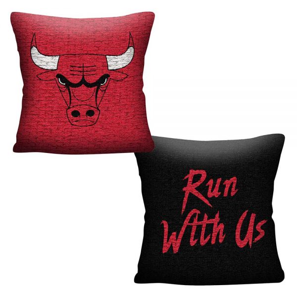 Chicago Bulls NBA ‘Invert’ Woven Pillow The Northwest Group LLC
